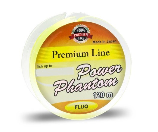 Леска Power Phantom Premium Line Fluo Yellow 120m 