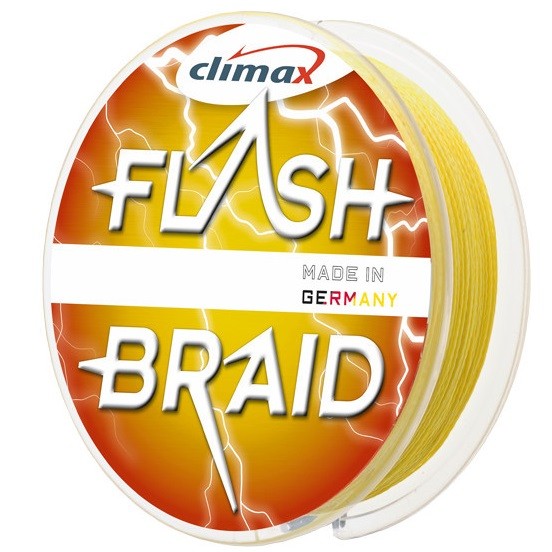 Шнур Climax Flash Braid Yellow 100m (10шт х100m connected)