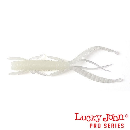 Виброхвосты съедобные Lucky John Pro Series HOGY SHRIMP 3.0in (07.60) 10шт