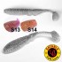 Виброхвосты съедобные Lucky John Pro Series MISTER GREEDY 3.0in (07.60) 7шт