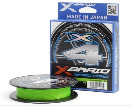 Шнур YGK X-Braid Cord X4 150м (Green)
