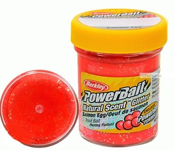 Паста Berkley Salmon Red/Gltr (икра красная плавающая)