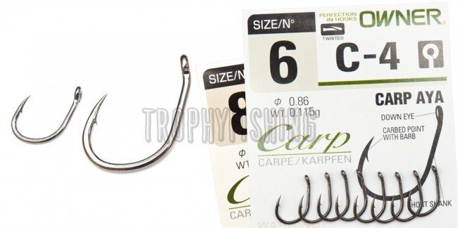 Крючок OWNER C'ultiva 50924 (C-4) Carp Aya