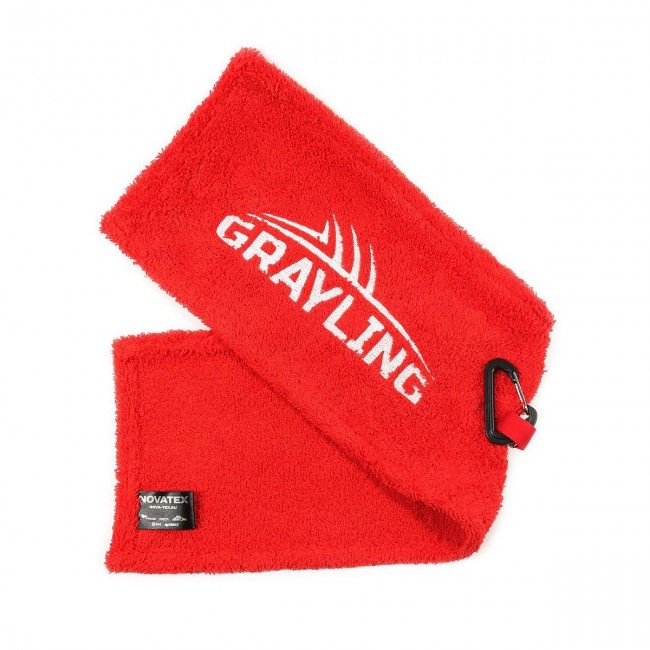 Полотенце рыболовное Novatex Grayling (красный)