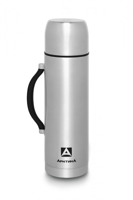 Термос Арктика с узким горлом, с ручкой