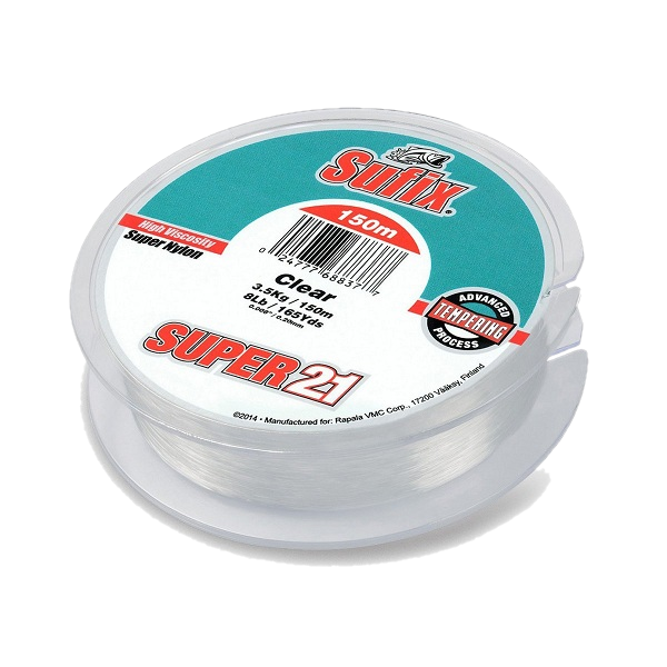 Леска SUFIX Super 21 прозрачная 150м