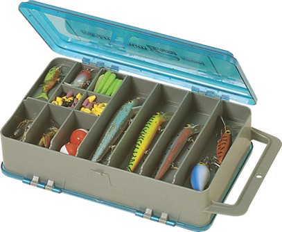 Коробка Plano двусторонняя  Dbl Side grey/blue (30.8cm x 17.5cm x 8cm)