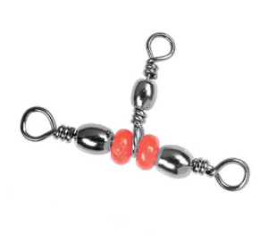 Вертлюг "Sprut" SW-32 BN  (Barrel Triple Swivel Style 2 (Red Beads)/Т-образный) 1упак*4шт
