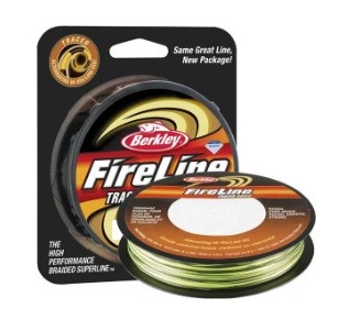 Плетеный шнур Berkley Fireline Tracer Braid , 110m, Smoke flm green
