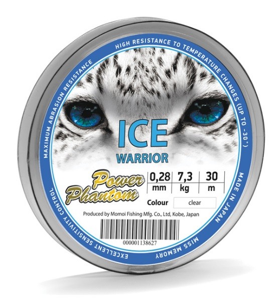 Леска Power Phantom Ice Warrior Clear 30m