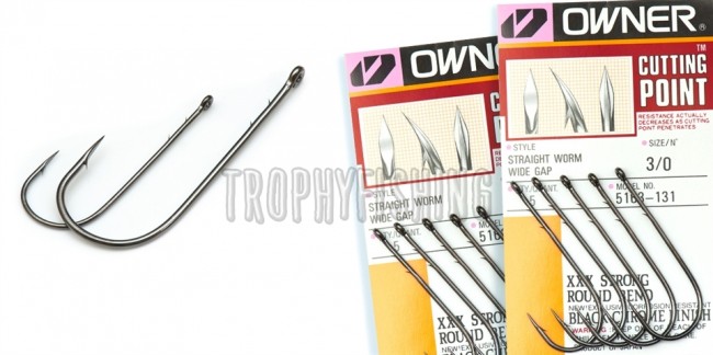 Крючок OWNER C'ultiva 5103 Straight Shank Wide Gap