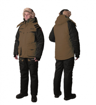 Костюм зимний Alaskan NewPolarM хаки  (куртка+полукомбинезон)