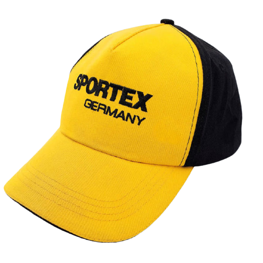 Кепка Sportex желтая с черным NEW 2020