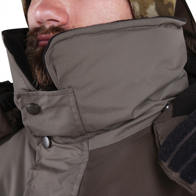 Костюм зимний Alaskan Russian Mission FS хаки/коричневый (куртка+полукомбинезон) Костюм зимний Alaskan Russian Mission FS хаки/коричневый (куртка+полукомбинезон)