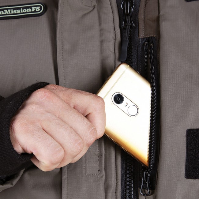 Костюм зимний Alaskan Russian Mission FS хаки/коричневый (куртка+полукомбинезон) Костюм зимний Alaskan Russian Mission FS хаки/коричневый (куртка+полукомбинезон)