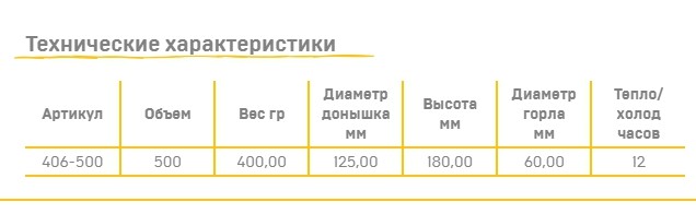 Термос-кружка Арктика с ручкой, в коже